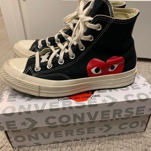 Comme Des Garcons Black Converse All Start Hi ‘Play